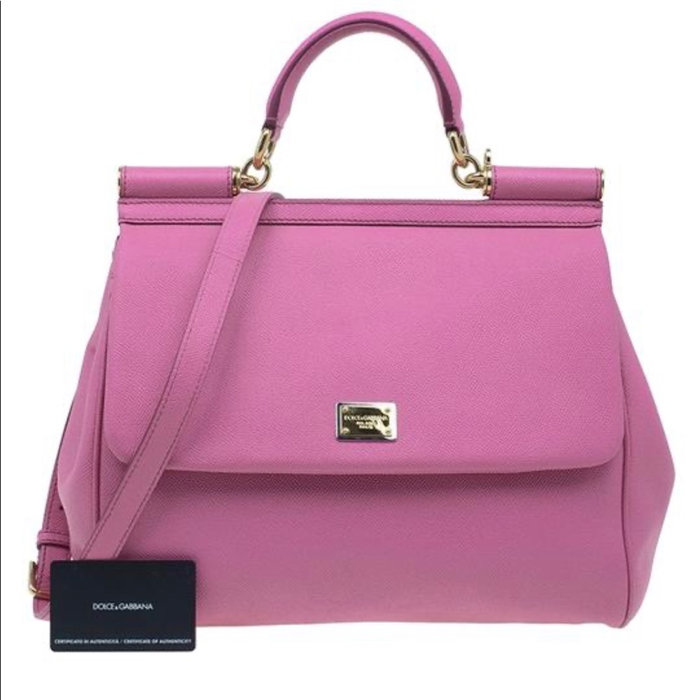 Dolce & Gabbana Large Miss Sicily Pink Bag